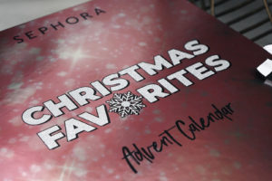 Spoil - le contenu du calendrier de l'avent Sephora 2019 - Christmas Favorites