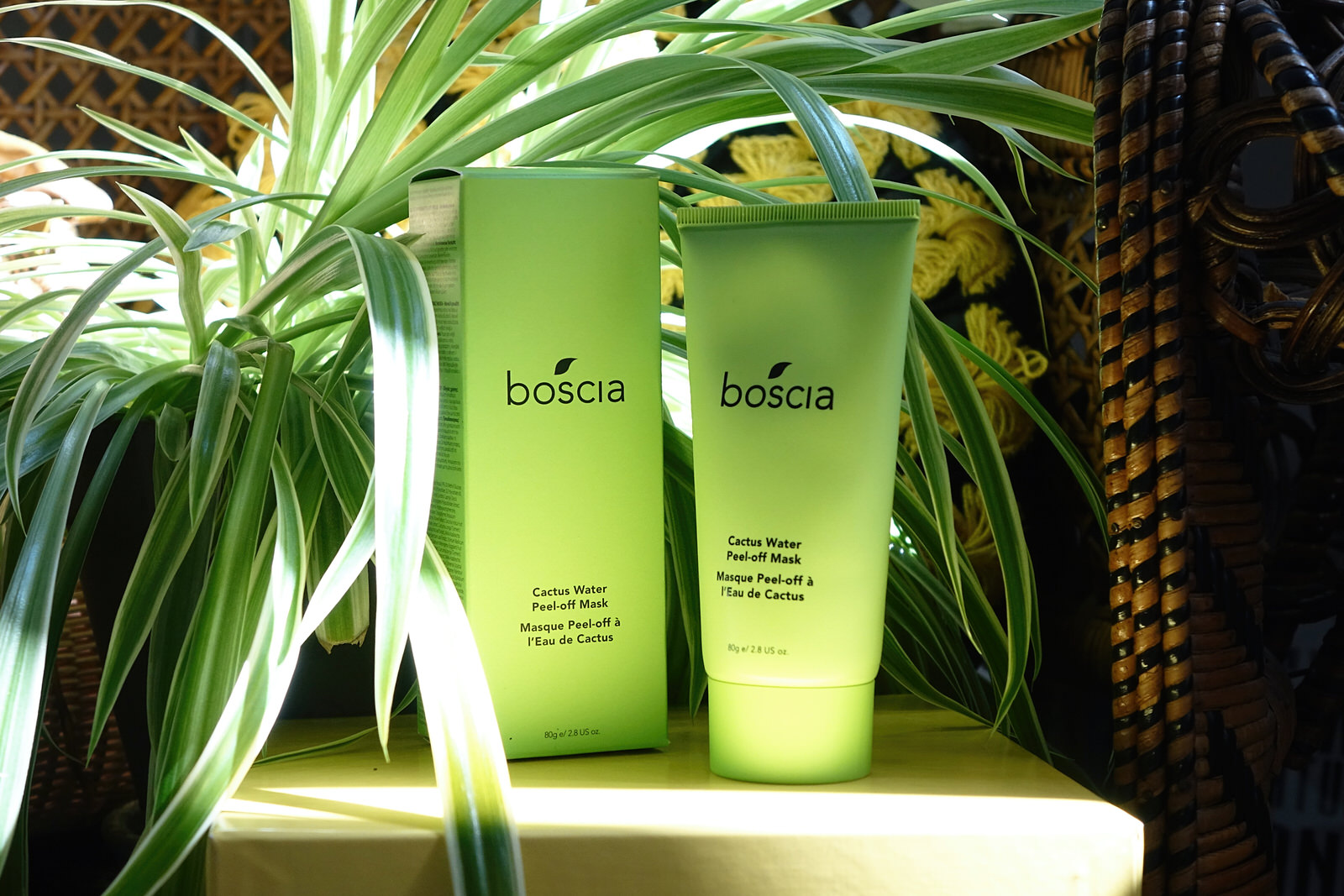 Présentation des produits Boscia, gamme water cactus