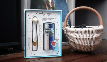 Le coffret Lovely Eye de Talika avec appareil d'électro-stimulation