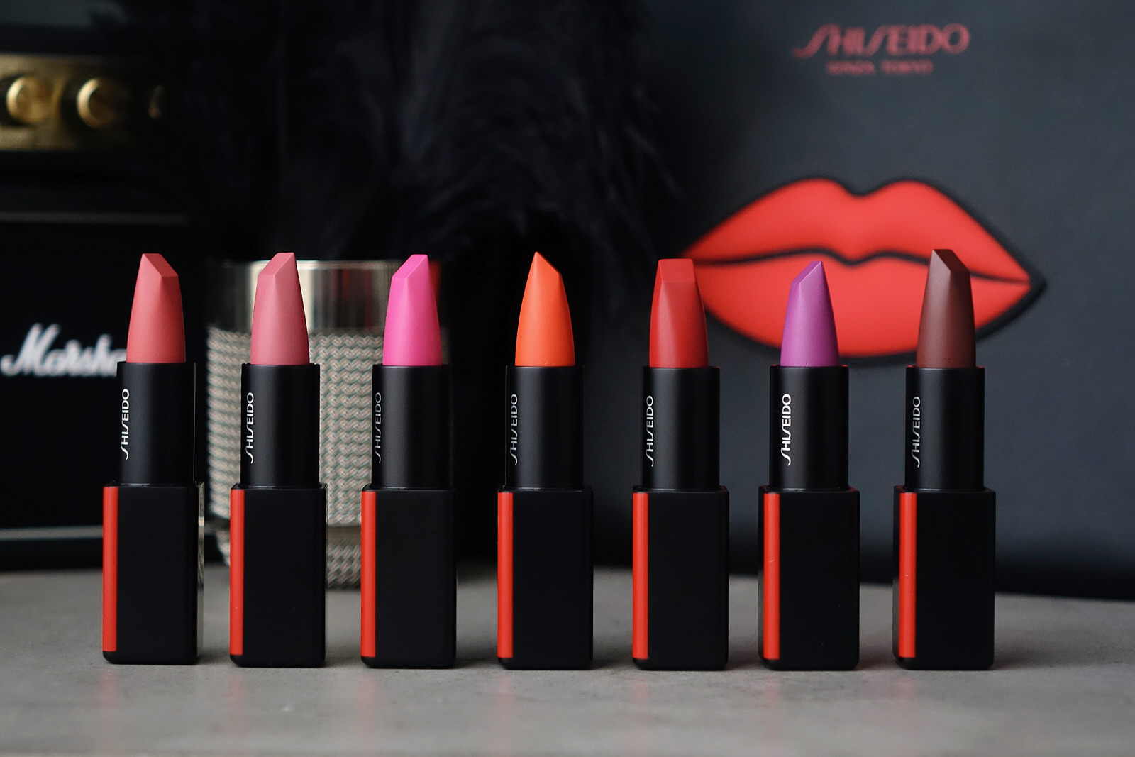 Les rouges à lèvres ModernMatte Powder de Shiseido