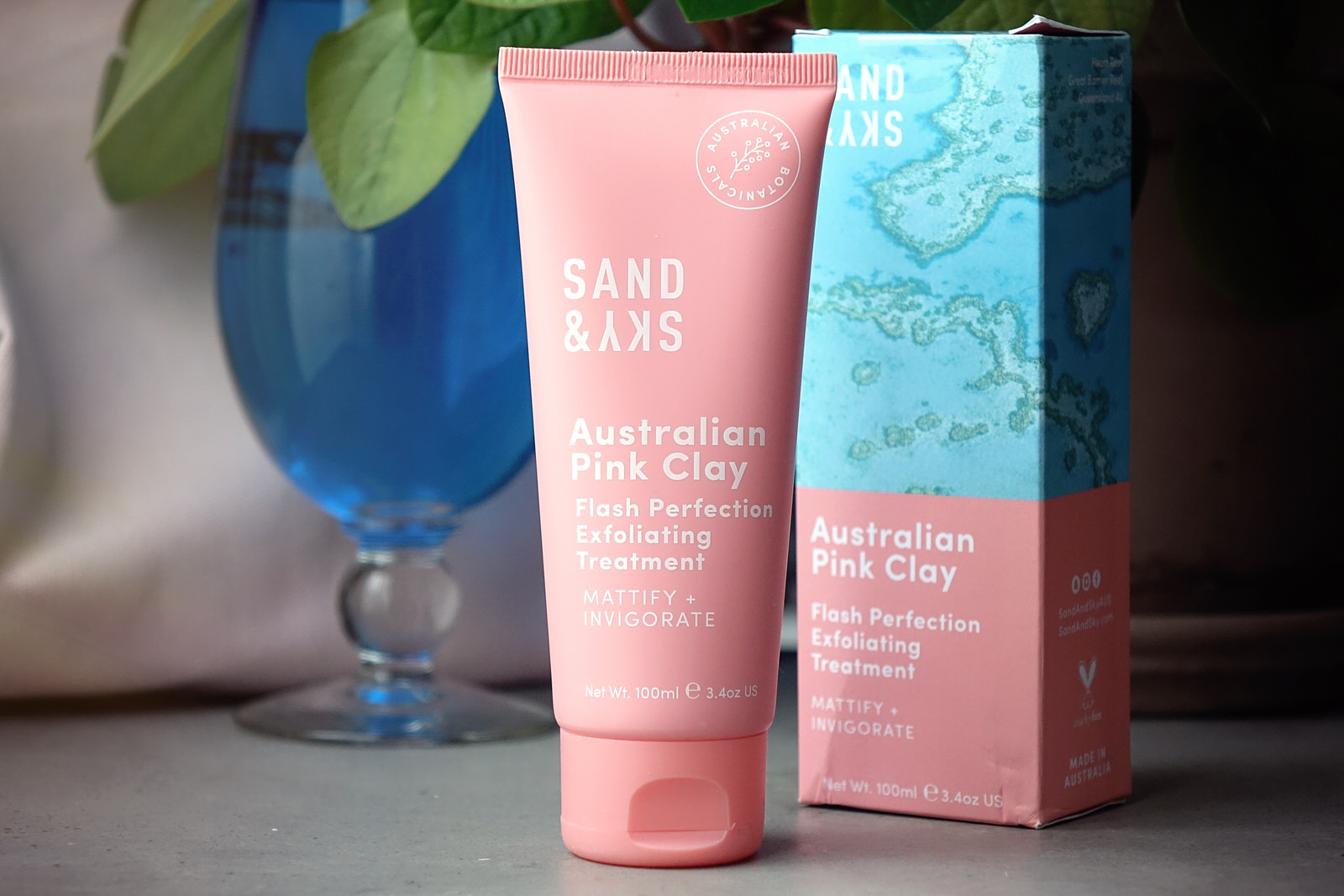 La gamme Australian Pink Clay de Sand and Sky