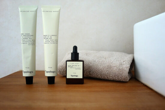Cosmétiques à la lavande par Typology