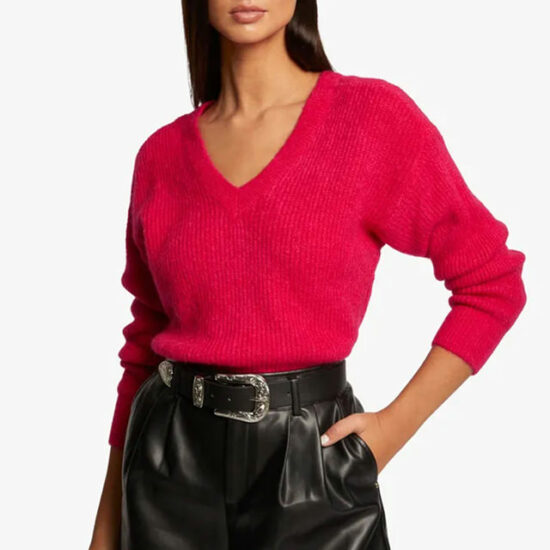 Pull rose de Karine Lemarchand