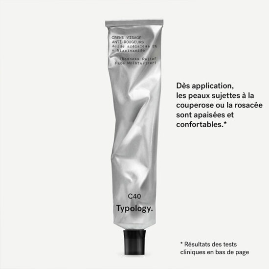 crème typology correctrice de rougeurs