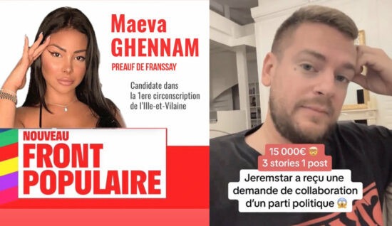 les influenceurs et la politique