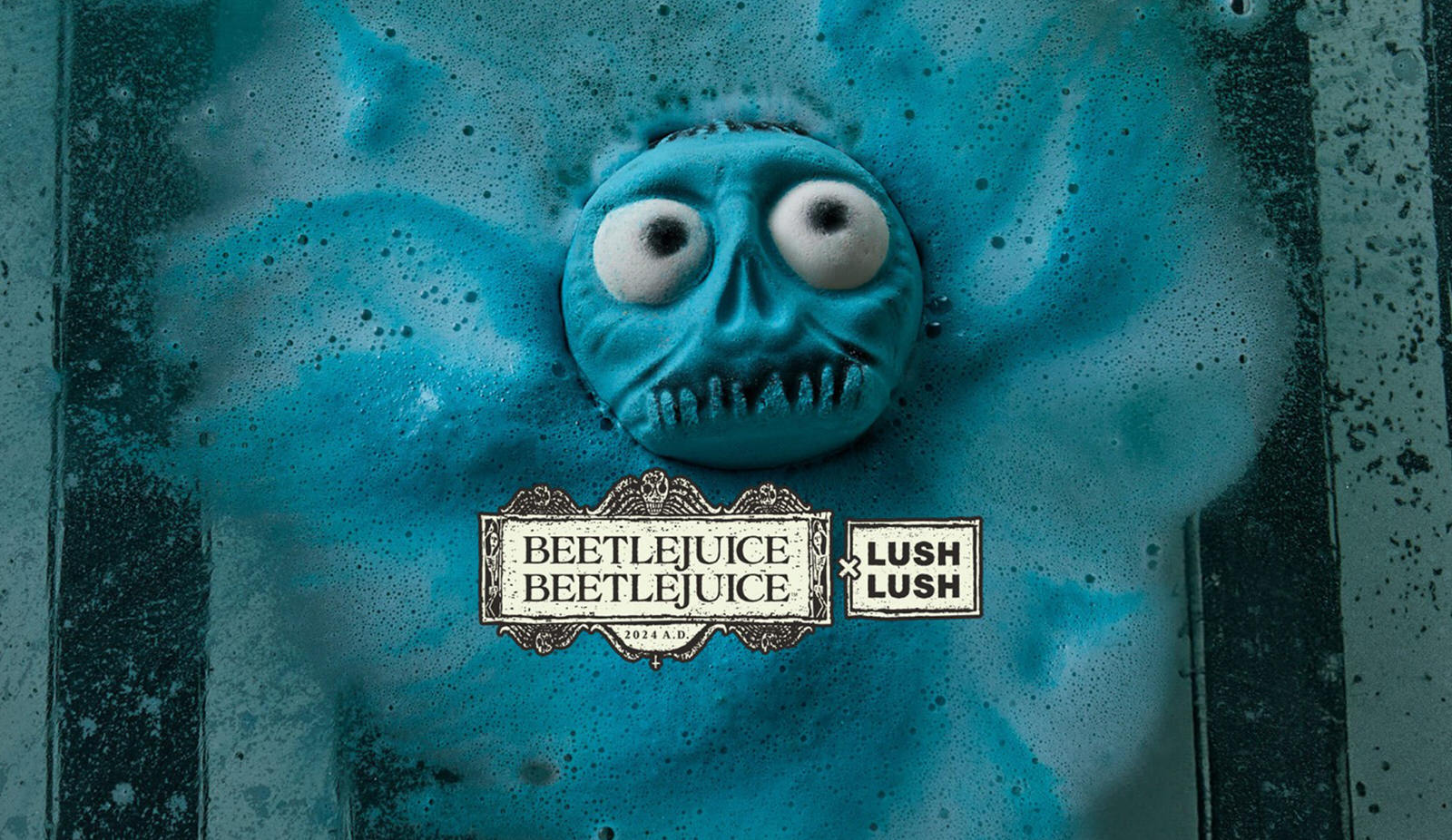 La collection Beetlejuice Beetlejuice par Lush, pour Halloween