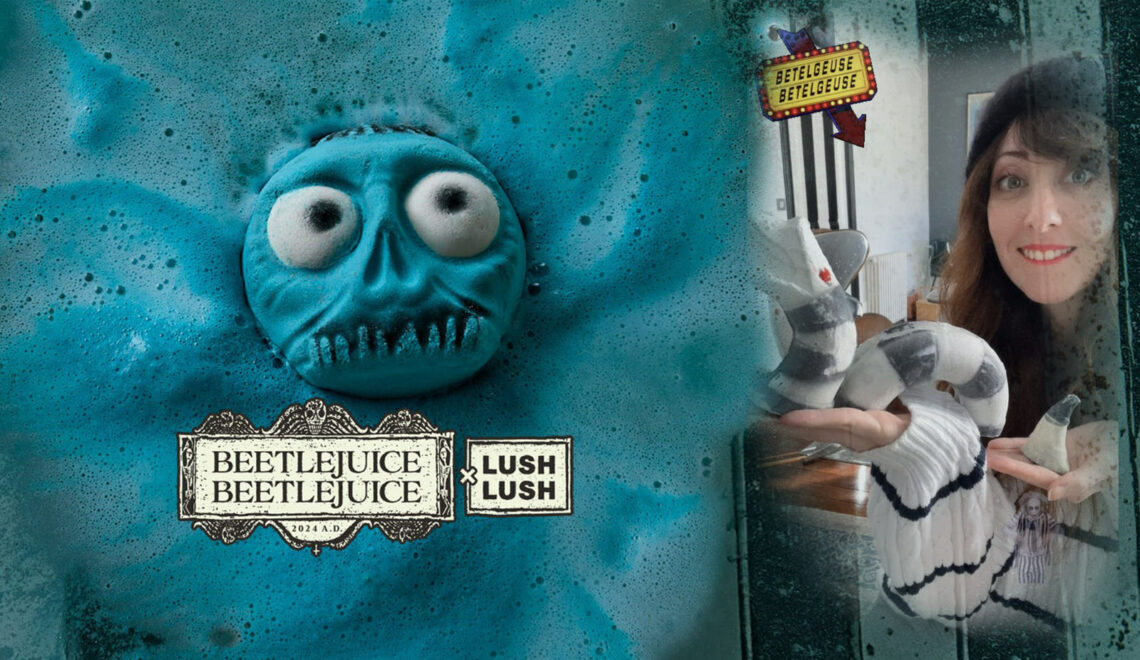 La collection Beetlejuice Beetlejuice par Lush, pour Halloween