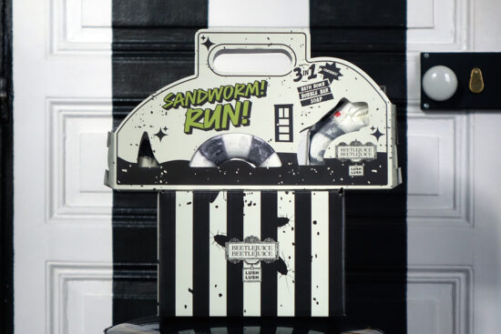La collection Beetlejuice Beetlejuice par Lush, pour Halloween