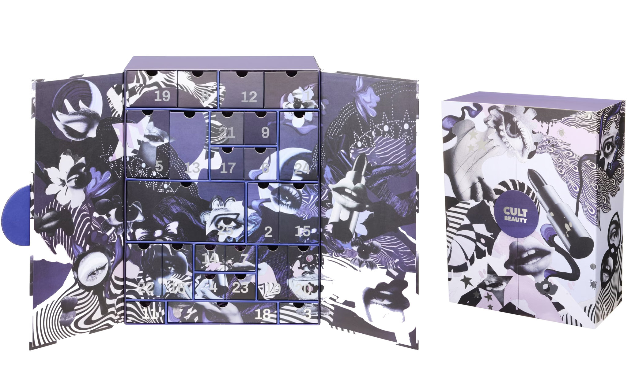 Le contenu du calendrier de l'avent Cult Beauty 2025