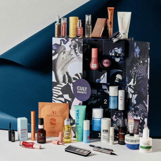 Le contenu du calendrier de l'avent Cult Beauty 2025