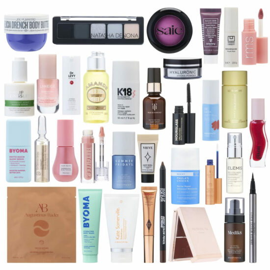 Le contenu du calendrier de l'avent Cult Beauty 2025