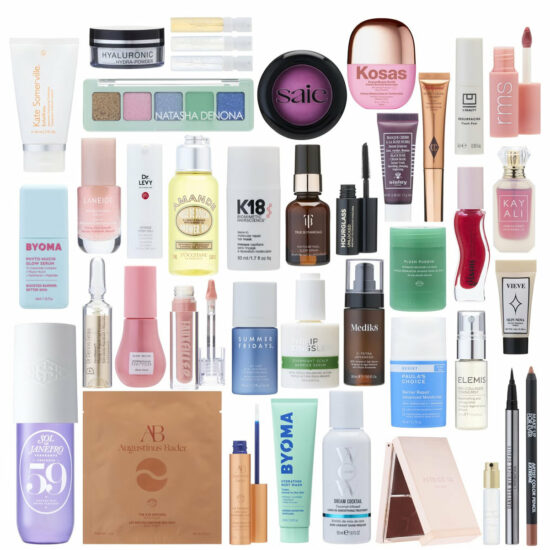 Le contenu du calendrier de l'avent Cult Beauty 2025