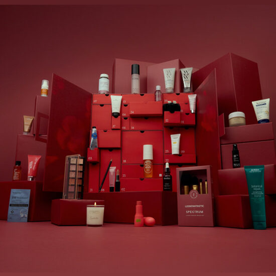 Le contenu du calendrier de l'avent Lookfantastic 2025
