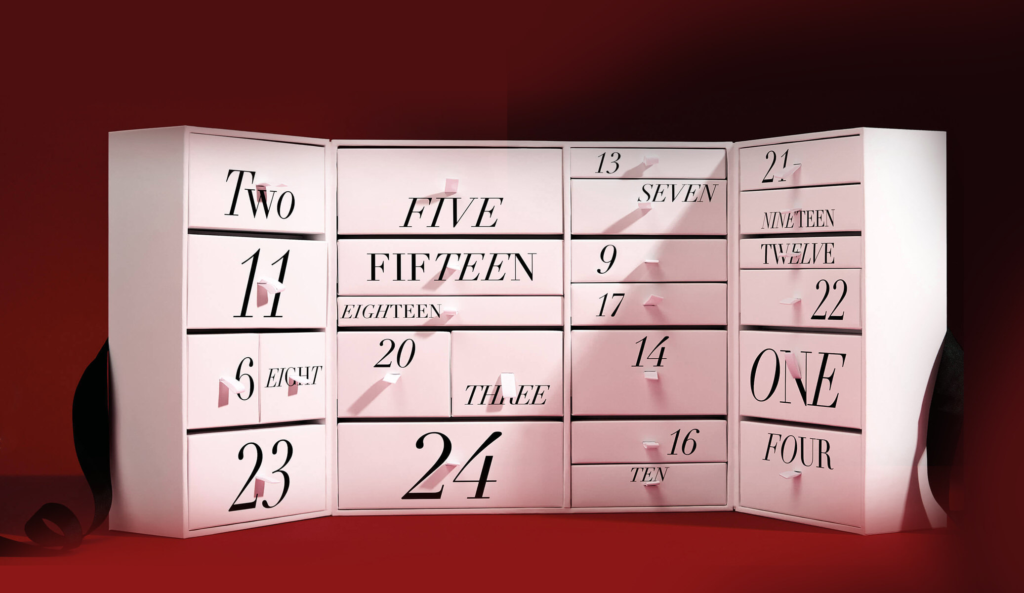 Le contenu du calendrier de l'avent Niche Beauty 2025