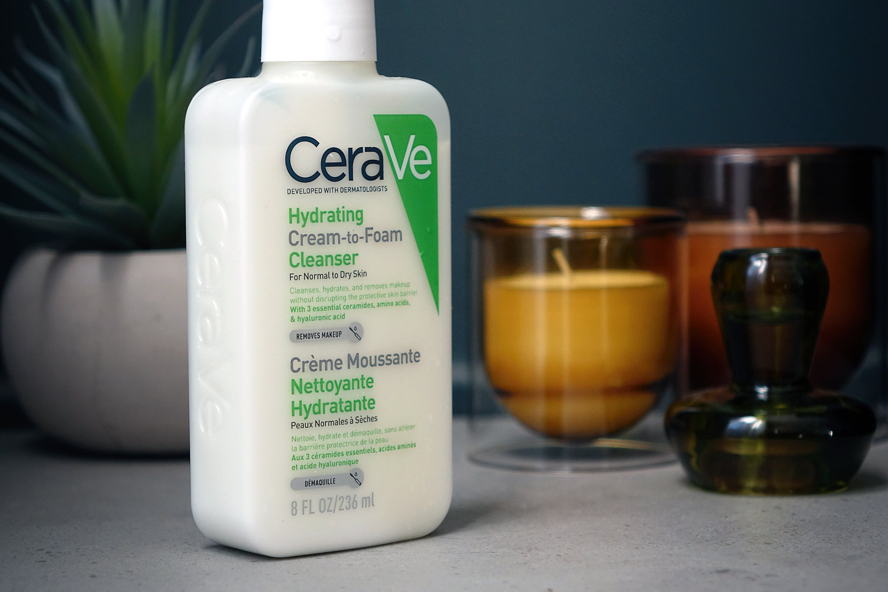 La crème moussante nettoyante Cerave