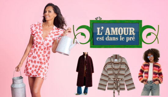 Les looks de Karine Le Marchand dans l'amour est dans le pré