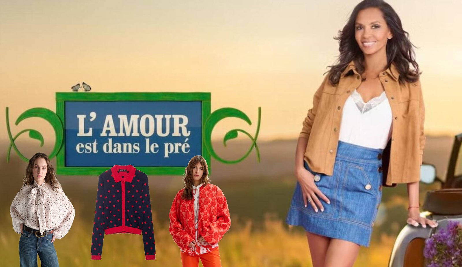 Les looks de Karine Le Marchand dans l'amour est dans le pré, 2026